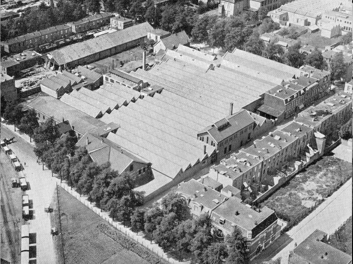 Aerial photo Soap-factory / Nijmegen 1963